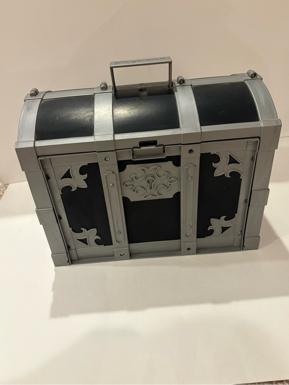 2004 Playmobil Black and Silver Treasure Chest